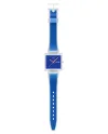 Montre Swatch Et si... Bleu transparent ?