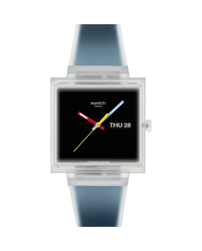 Montre Swatch Et si... Noir transparent ?