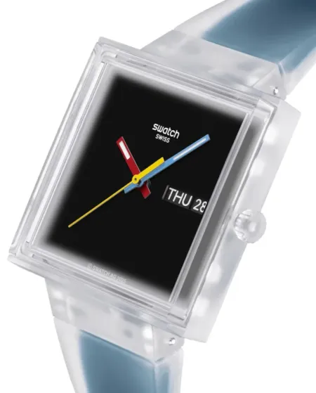 Montre Swatch Et si... Noir transparent ?