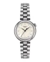 Montre Tissot Desir 28 mm avec cadran en nacre et diamants et bracelet en acier