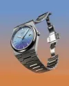 Orologio Tissot PRX Powermatic 80 con Quadrante Blu Sfumato e Bracciale in Acciaio 40 mm