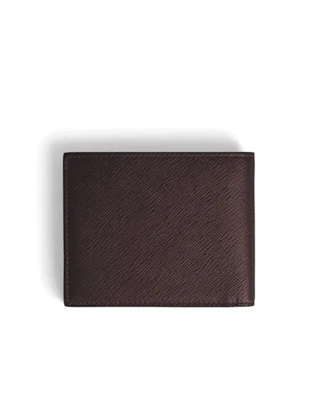 Montblanc Sartorial Wallet in Purple Brown Leather with 6 Compartments