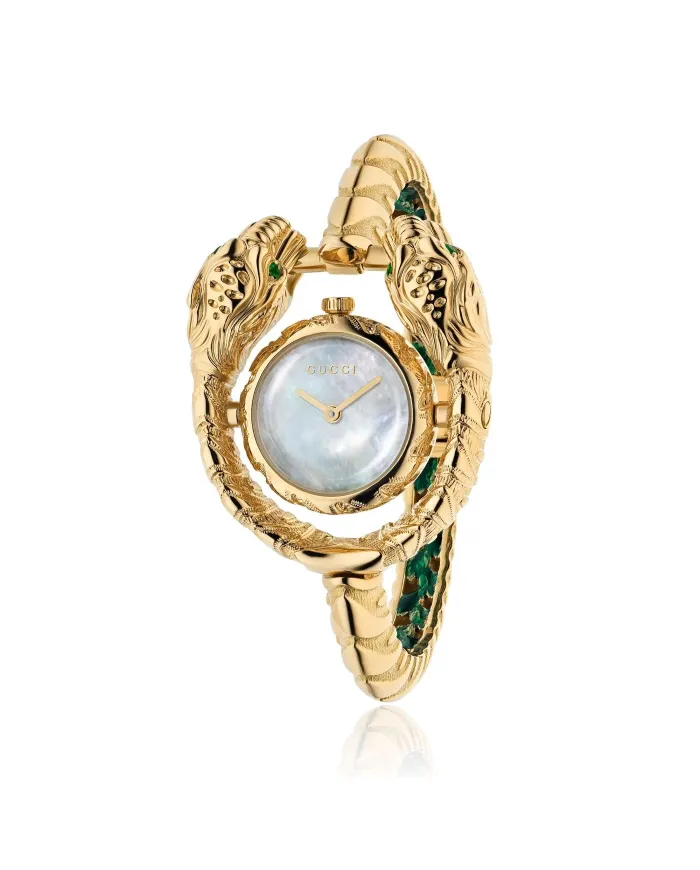 Montre Gucci Dionysus Quartz en or jaune 18 carats