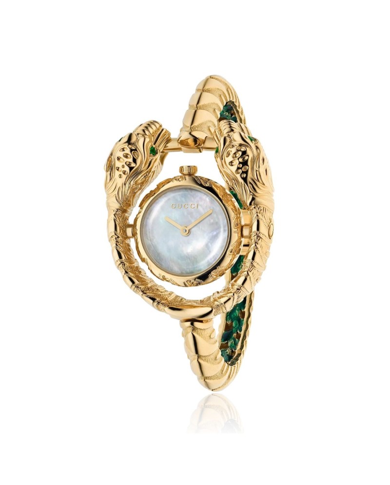 Montre Gucci Dionysus Quartz en or jaune 18 carats