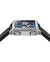 Tag Heuer Monaco Automatic Chronograph in Titanium with Blue Dial and Leather Strap