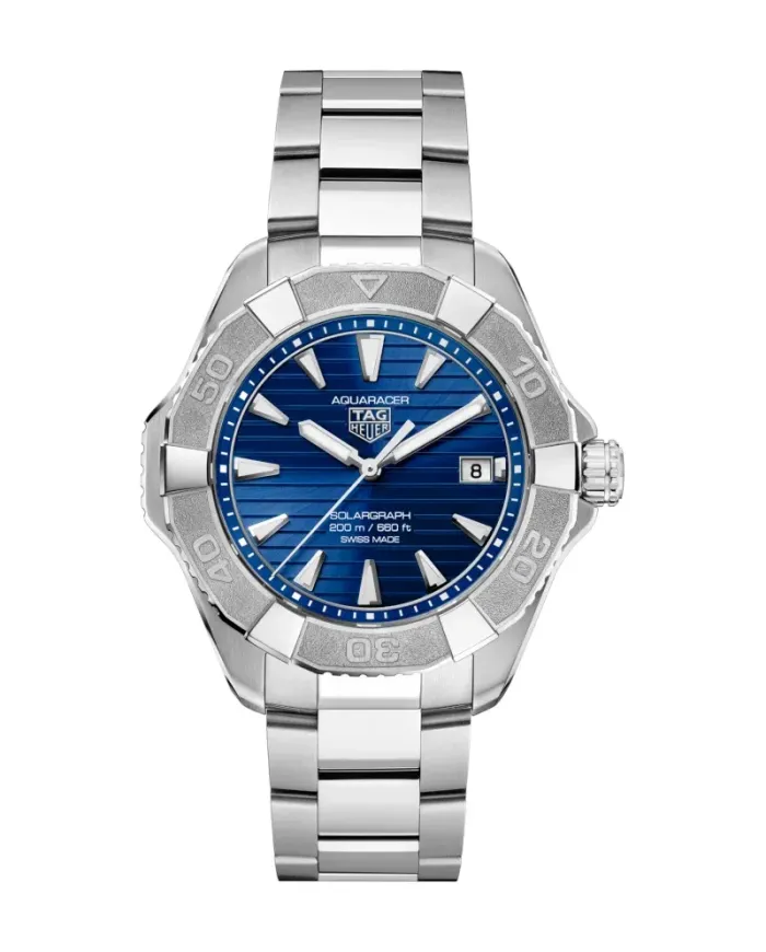 Orologio Tag Heuer Aquaracer Professional 200 Solargraph Blu 40mm