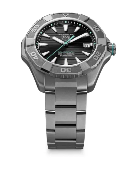 Orologio Tag Heuer Aquaracer Professional 200 Solargraph Nero Titanio 40mm