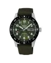 Montre de sport Seiko 5, cadran vert, bracelet en nylon