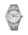 Seiko 5 Sports Field Watch White Dial Steel Strap