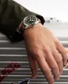 Alpina Pilot Startimer Automatic Green Watch with 40mm Leather Strap