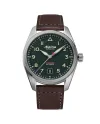 Alpina Pilot Startimer Automatic Green Watch with 40mm Leather Strap