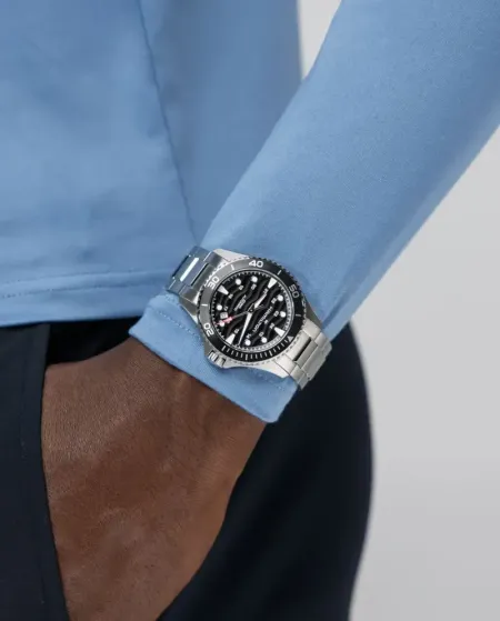 Orologio Hamilton Khaki Navy Scuba Auto con Quadrante Nero 40 mm