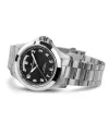 Montre Hamilton Khaki Field King en acier inoxydable noir 40 mm