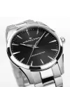 Hamilton Jazzmaster Quartz Watch with Black Dial and Steel Strap 40mm