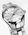 Hamilton Jazzmaster Quartz Watch with Silver Dial and 32mm Steel Strap