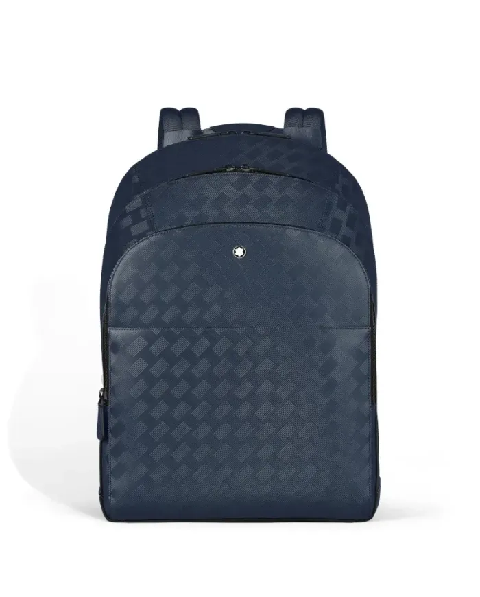 Zaino Grande Montblanc Extreme 3.0 in Pelle Blu Ink