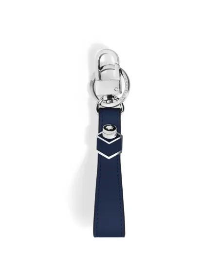 Portachiavi Montblanc Meisterstuck Inkwell in Pelle Blu