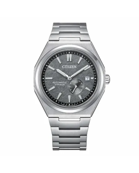 Orologio Citizen Automatico Zenshin Super Titanio Quadrante Grigio 40 mm