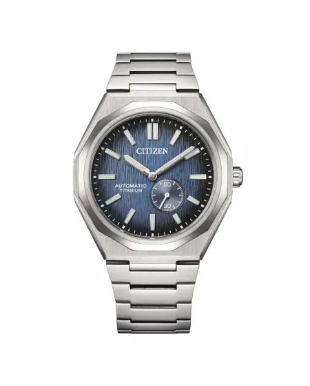 Montre automatique Citizen Zenshin 60 Super Titanium avec cadran turquoise