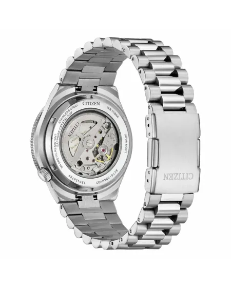 Orologio Citizen Tsuyosa Shore Quadrante Blu Cinturino Acciaio 40 mm