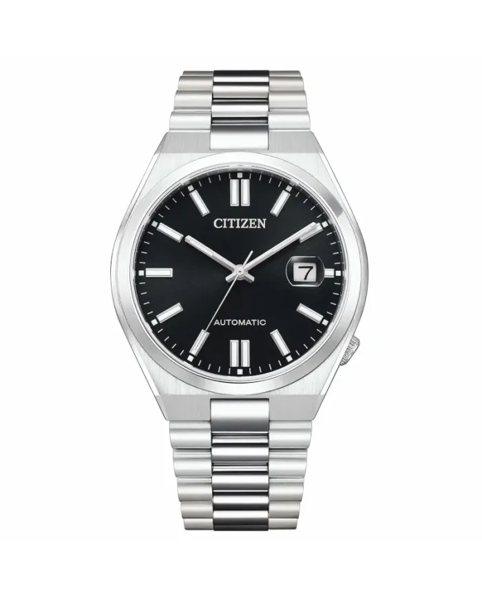 Citizen Tsuyosa Watch Black Dial Steel Strap 40mm
