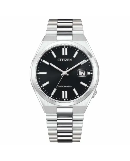 Citizen Tsuyosa Watch Black Dial Steel Strap 40mm