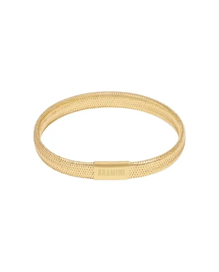Aramini Flex Elastic Bracelet in Yellow Gold 0.7 cm