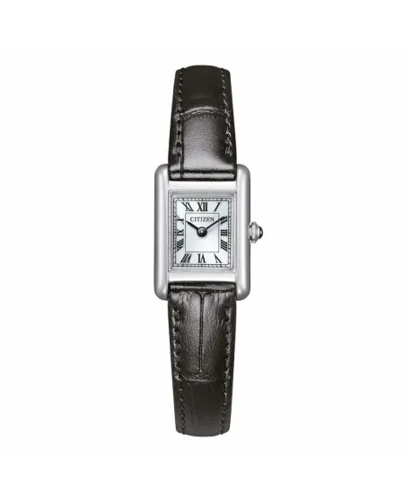 Orologio Citizen Lady Kii Eco Drive Quadrante Bianco e Cinturino in Pelle 19 mm