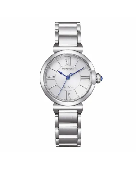 Montre Citizen Maybell Lady Eco Drive avec cadran blanc et bracelet en acier de 29 mm