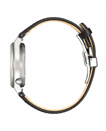 Orologio Citizen Tsuyosa Piccoli Secondi Quadrante Antracite e Cinturino in Pelle 40 mm