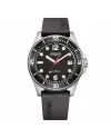 Vagary Aqua39 Watch Black Dial Silicone Strap 39mm