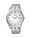 Vagary Infinity Watch White Dial Steel Strap 38mm