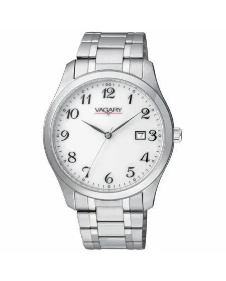 Orologio Vagary Infinity Quadrante Bianco Cinturino in Acciaio 38 mm