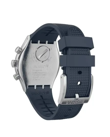 Orologio Cronografo Swatch Blue Grid
