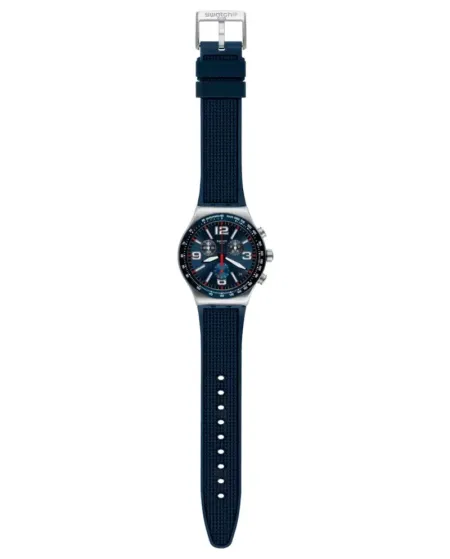 Montre chronographe Swatch Blue Grid