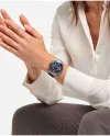Swatch Blue Grid Chronograph Watch