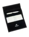 Pineider Alba Classic Ballpoint Pen with Palladium Trims