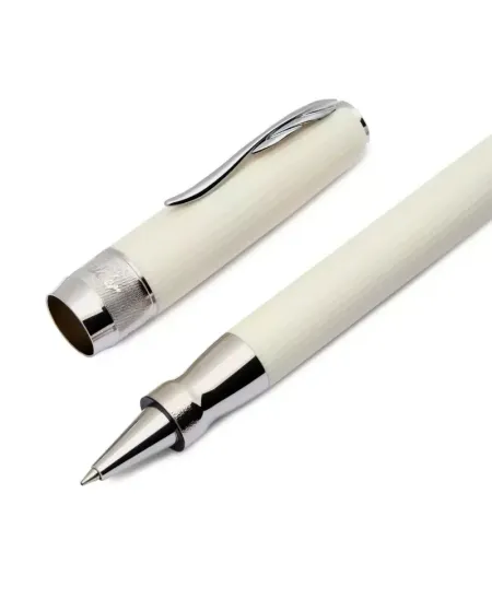 Penna Roller Pineider Alba Classic con Trims in Palladium