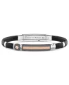 Bracciale da Uomo Zancan Eternity Titanium in Titanio, Oro Rosa, Argento e Silicone
