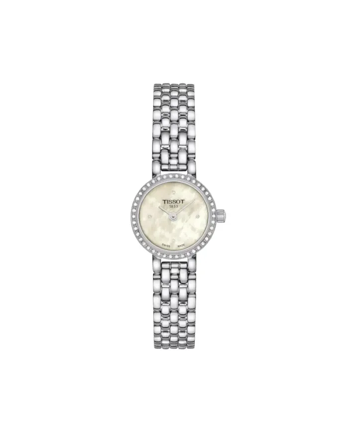 Orologio Tissot Lovely Round con Quadrante in Madreperla e Diamanti 19,5 mm