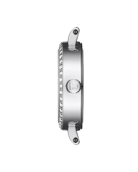Montre Tissot Lovely Round avec cadran en nacre et diamants, 19,5 mm