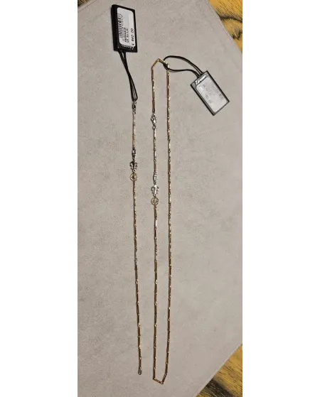 Collana + Bracciale da Uomo Zancan Insignia in Oro Giallo con Ancora