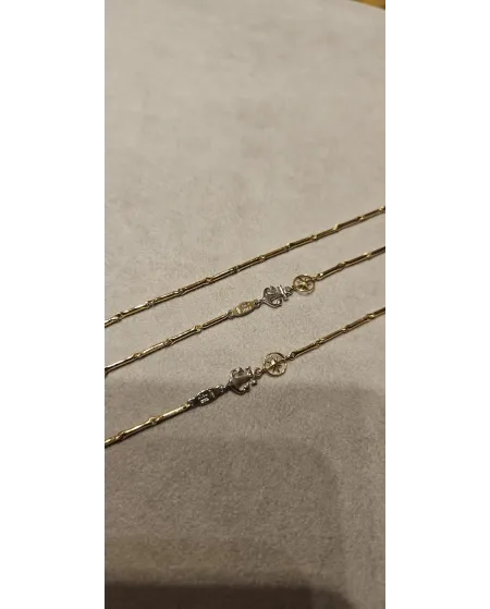 Collana + Bracciale da Uomo Zancan Insignia in Oro Giallo con Ancora
