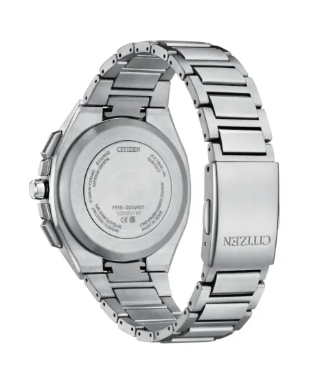 Cronografo Citizen Attesa Eco Drive in Super Titanio Satellite Wave 44 mm