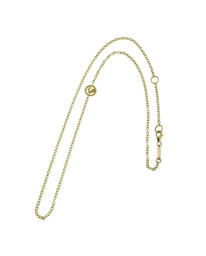 Chantecler Capri Rolò necklace in 9 carat yellow gold