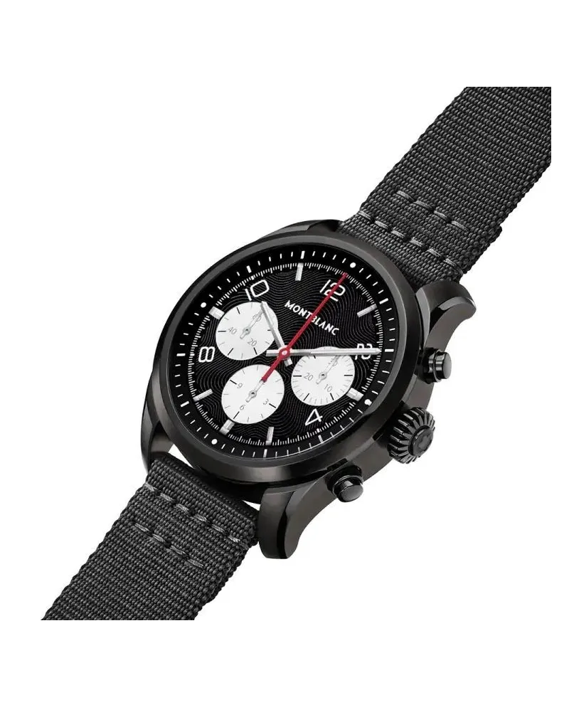 Smartwatch Montblanc Summit 2 acciaio nero e nylon iOS e Android |  Gioielleria Casella | Orologi
