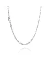Catena Rolò in Oro Bianco 90cm
