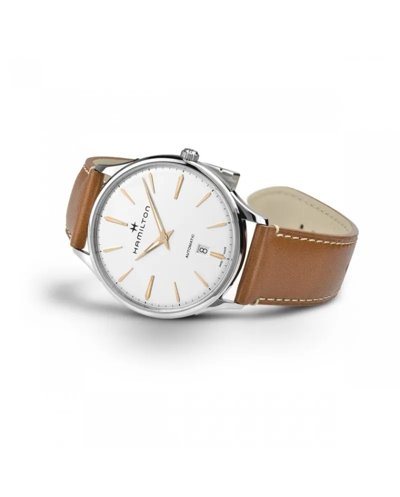 Orologio Hamilton Jazzmaster Thinline Auto con cinturino in Pelle |  Gioielleria Casella | Orologi automatici