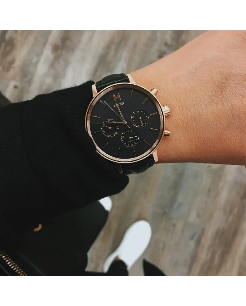 Orologio Cinturino Pelle Nero Flash Sales, 52% OFF |  www.norfarchtrust.org.uk