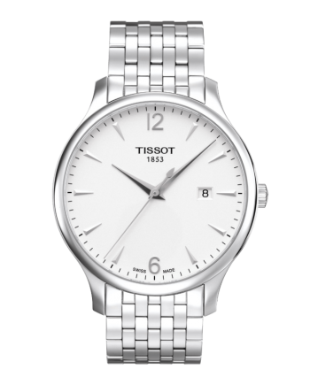 Tissot orologio uomo Traditional Gent quadrante bianco